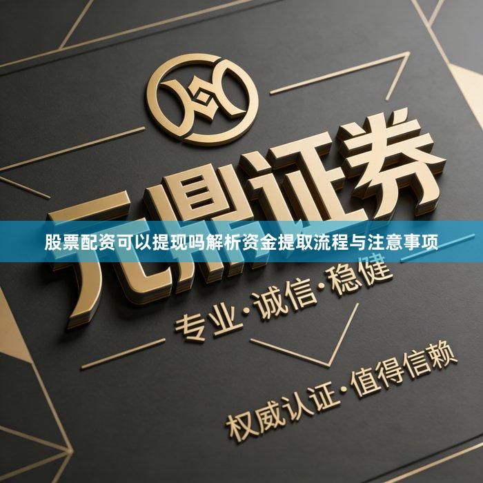股票配资可以提现吗解析资金提取流程与注意事项