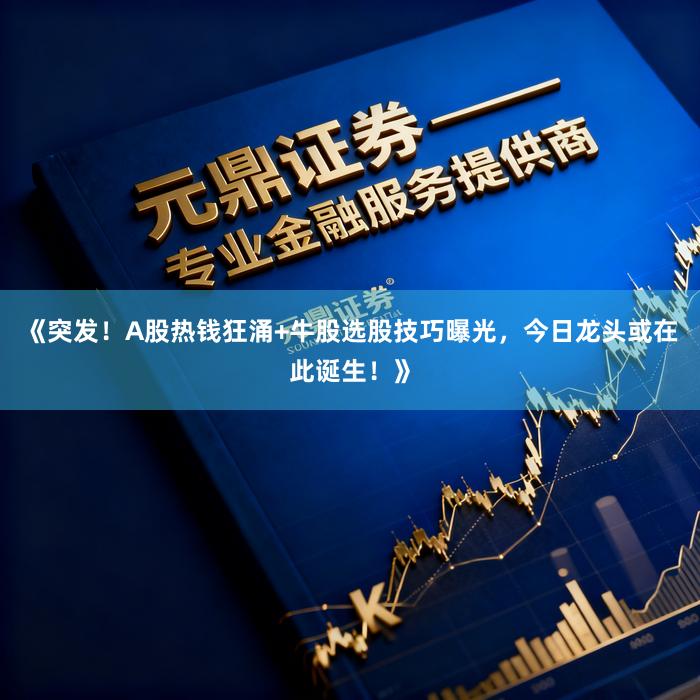 《突发！A股热钱狂涌+牛股选股技巧曝光，今日龙头或在此诞生！》